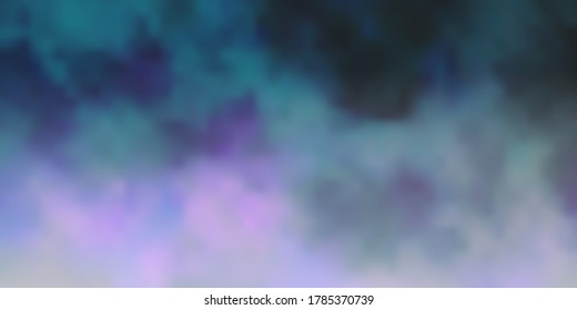 Dark Pink vector layout with cloudscape. Abstract colorful clouds on gradient illustration. Beautiful layout for uidesign.