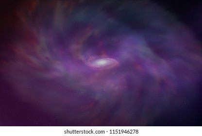 Dark Pink vector layout with cosmic stars. Blurred decorative design in simple style with galaxy stars. Pattern for astronomy websites.