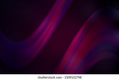 Dark Pink vector layout with cosmic stars. Shining illustration with sky stars on abstract template. Pattern for astrology websites.