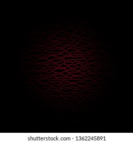 Dark Pink vector layout with curves. Gradient illustration in simple style with bows. Pattern for ads, commercials.