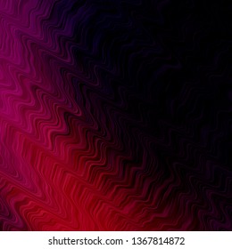 Dark Pink vector layout with curves. Colorful geometric sample with gradient curves.  Pattern for websites, landing pages.