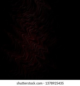Dark Pink vector layout with curves. Abstract illustration with bandy gradient lines. Pattern for commercials, ads.