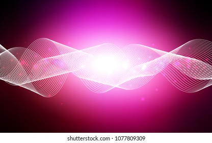 Dark Pink vector layout with festival confetti. Blurred decorative design in anniversary style with confetti. Beautiful design for your business advert of anniversary.