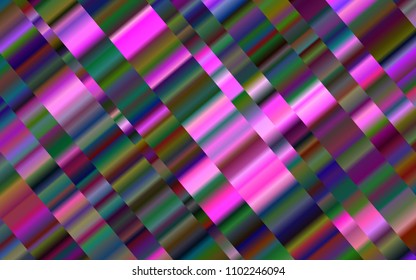 Dark Pink vector layout with flat lines. Shining colored illustration with narrow lines. The pattern can be used as ads, poster, banner for commercial.