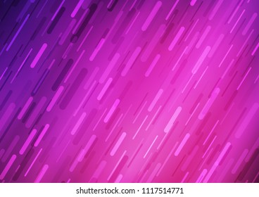 Dark Pink vector layout with flat lines. Decorative shining illustration with lines on abstract template. Best design for your ad, poster, banner.