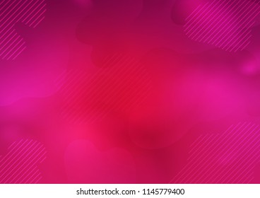 Dark Pink vector layout with flat lines. Blurred decorative design in simple style with lines. The pattern can be used for websites.