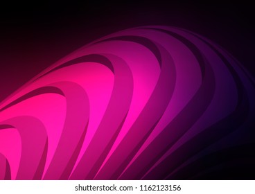 Dark Pink vector layout with flat lines. Modern geometrical abstract illustration with staves. The pattern can be used as ads, poster, banner for commercial.