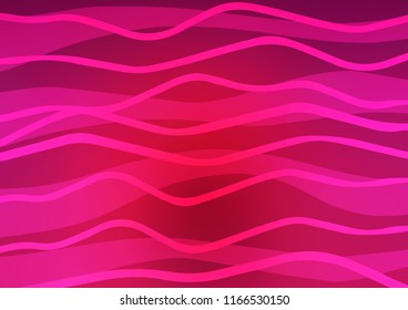 Dark Pink vector layout with flat lines. Shining colored illustration with narrow lines. The pattern can be used for websites.