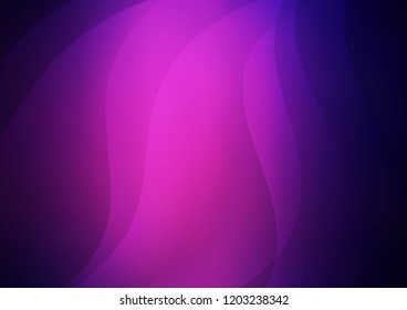 Dark Pink vector layout with flat lines. Modern geometrical abstract illustration with staves. The template can be used as a background.