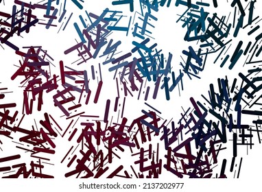 Dark pink vector layout with flat lines. Glitter abstract illustration with colored sticks. Pattern for websites, landing pages.