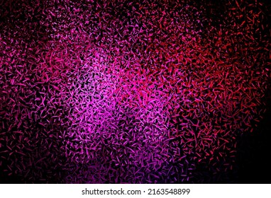 Dark Pink vector layout with flat lines. Glitter abstract illustration with colorful sticks. Smart design for your business advert.