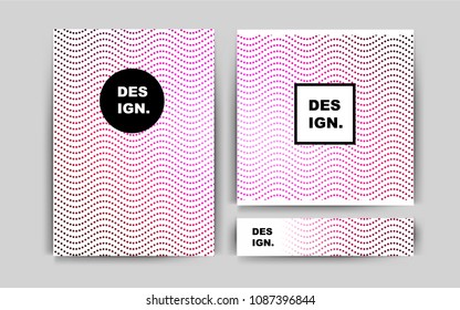 Dark Pink vector layout for Leaflets. Beautiful colored sample in A4 size. Completely new template for your brand book.