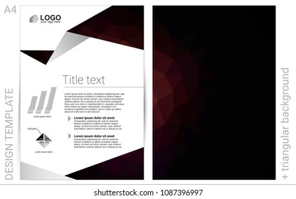 Dark Pink vector  layout for Leaflets. Blurred decorative design in abstract style with textbox. Pattern can be used as a template for calendars.