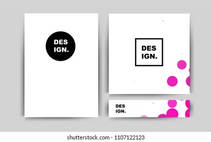 Dark Pink vector layout for Leaflets. Modern abstract design concept with colorful gradient. Pattern can be used as a template for calendars.