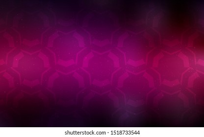 Dark Pink vector layout with wry lines. Geometric illustration in abstract style with gradient.  Brand new design for your ads, poster, banner.