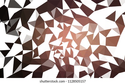 Dark Pink vector low poly texture. Polygonal abstract illustration with gradient. Template for cell phone's backgrounds.