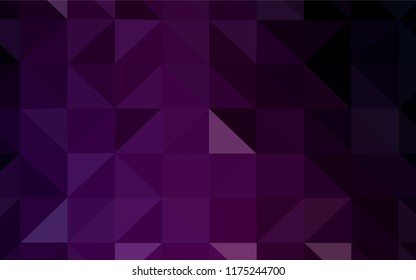 Dark Pink vector low poly cover. Geometric illustration in Origami style with gradient.  Pattern for a brand book's backdrop.