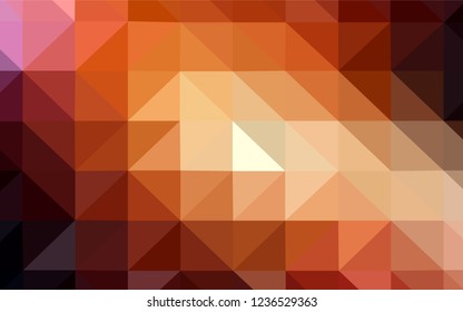 Dark Pink vector low poly layout. A completely new color illustration in a polygonal style. A completely new design for your leaflet.