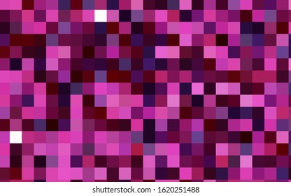 Dark Pink vector low poly background. A sample with a polygonal design. Illustration in polygonal style with repeating squares