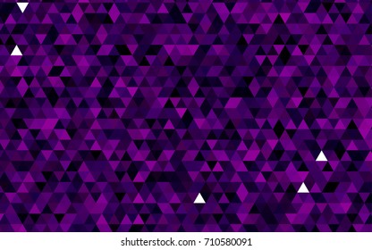 Dark Pink vector low poly template. Colorful illustration in abstract style with gradient. The template can be used as a background for cell phones.