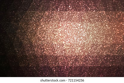 Dark Pink vector low poly crystal background with snowflakes. Polygon christmas design pattern . Low poly illustration of New Year celebration.