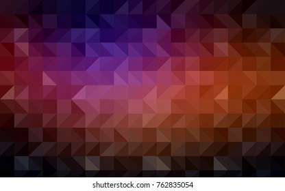 Dark Pink vector low poly pattern. An elegant bright illustration with gradient. Brand-new design for your business.