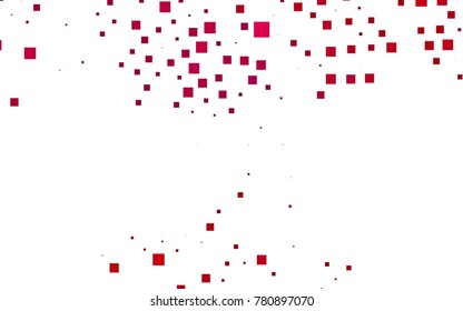 Dark Pink vector low poly background. A sample with a polygonal design. Illustration in polygonal style with repeating squares