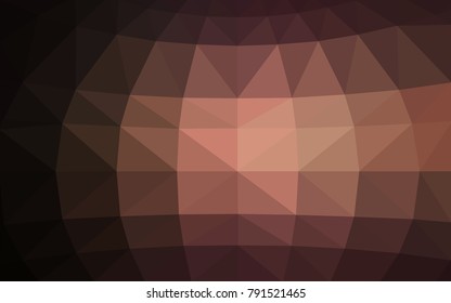 Dark Pink vector Low poly crystal background. Polygon design pattern. Low poly illustration, low polygon background.