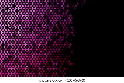 Dark Pink vector modern geometrical background. Abstract template. Geometric pattern in square style with gradient.