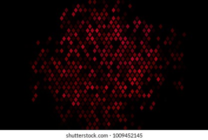 Dark Pink vector modern geometrical background. Abstract template. Geometric pattern in square style with gradient.