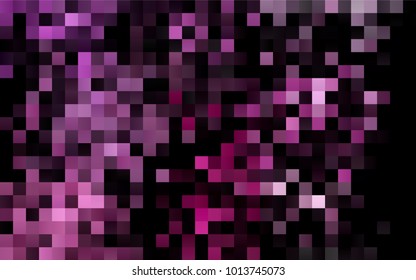 Dark Pink vector modern geometrical background. Abstract template. Geometric pattern in square style with gradient.