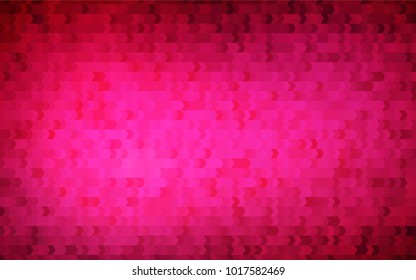 Dark Pink vector modern geometrical background. Abstract template. Geometric pattern in square style with gradient.