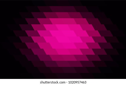 Dark Pink vector modern geometrical background. Abstract template. Geometric pattern in square style with gradient.