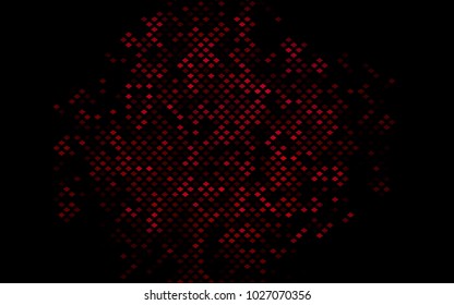 Dark Pink vector modern geometrical background. Abstract template. Geometric pattern in square style with gradient.