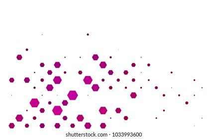 Dark Pink vector modern geometrical abstract background. Texture, brand-new background. Geometric background in Origami style with gradient. 