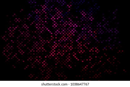 Dark Pink vector modern geometrical background. Abstract template. Geometric pattern in square style with gradient.