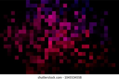 Dark Pink vector modern geometrical background. Abstract template. Geometric pattern in square style with gradient.