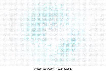 Dark Pink vector modern geometrical background. Abstract template. Geometric pattern in square style with gradient.