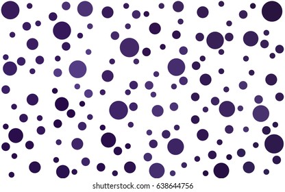 Dark Pink vector modern geometrical circle abstract background. Dotted texture template. Geometric pattern in halftone style with gradient. 