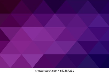 Dark Pink vector modern geometrical abstract background. Texture, new background. Geometric background in Origami style with gradient. 