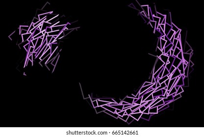 Dark Pink vector modern geometrical background. Abstract template. Geometric pattern in square style with gradient.