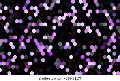 Dark Pink vector modern geometrical abstract background. Texture, brand-new background. Geometric background in Origami style with gradient. 