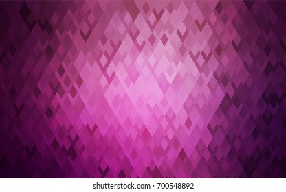 Dark Pink vector modern geometrical background. Abstract template. Geometric pattern in square style with gradient.