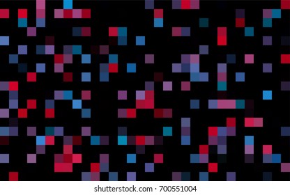 Dark Pink vector modern geometrical background. Abstract template. Geometric pattern in square style with gradient.