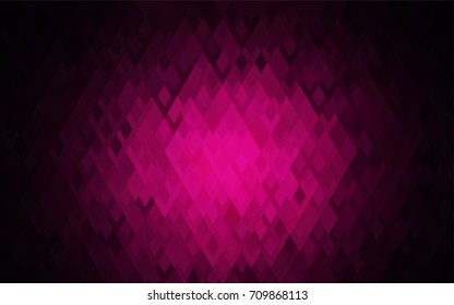 Dark Pink vector modern geometrical background. Abstract template. Geometric pattern in square style with gradient.