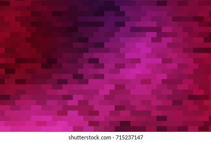 Dark Pink vector modern geometrical background. Abstract template. Geometric pattern in square style with gradient.