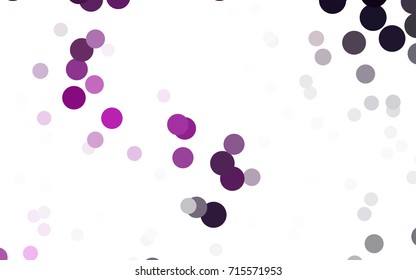 Dark Pink vector modern geometrical circle abstract background. Dotted texture template. Geometric pattern in halftone style with gradient. 