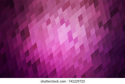 Dark Pink vector modern geometrical background. Abstract template. Geometric pattern in square style with gradient.