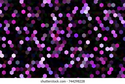 Dark Pink vector modern geometrical abstract background. Texture, brand-new background. Geometric background in Origami style with gradient. 