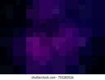 Dark Pink vector modern geometrical abstract background. Texture template. Geometric pattern in Origami style with gradient. 